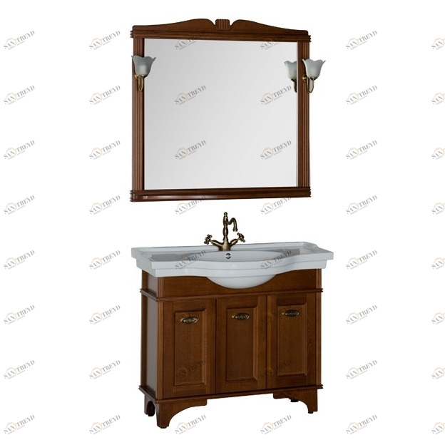 Комплект мебели Aquanet Николь 100 орех 00180675