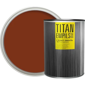 Грунт-эмаль по ржавчине Ореол Titan цвет красно-коричневый 0.9 кг 84439773 STLM-2195886