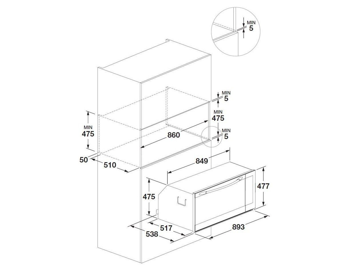 Многофункциональная печь из нержавеющей стали с электронным управлением Fulgor Milano Q-Design ARCH-00078210 - Вид №2
