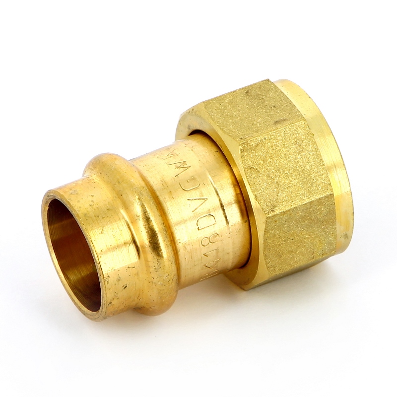 Муфта пресс IBP 18 х 3/4" с накидной гайкой бронза P435501806000 - Вид №1