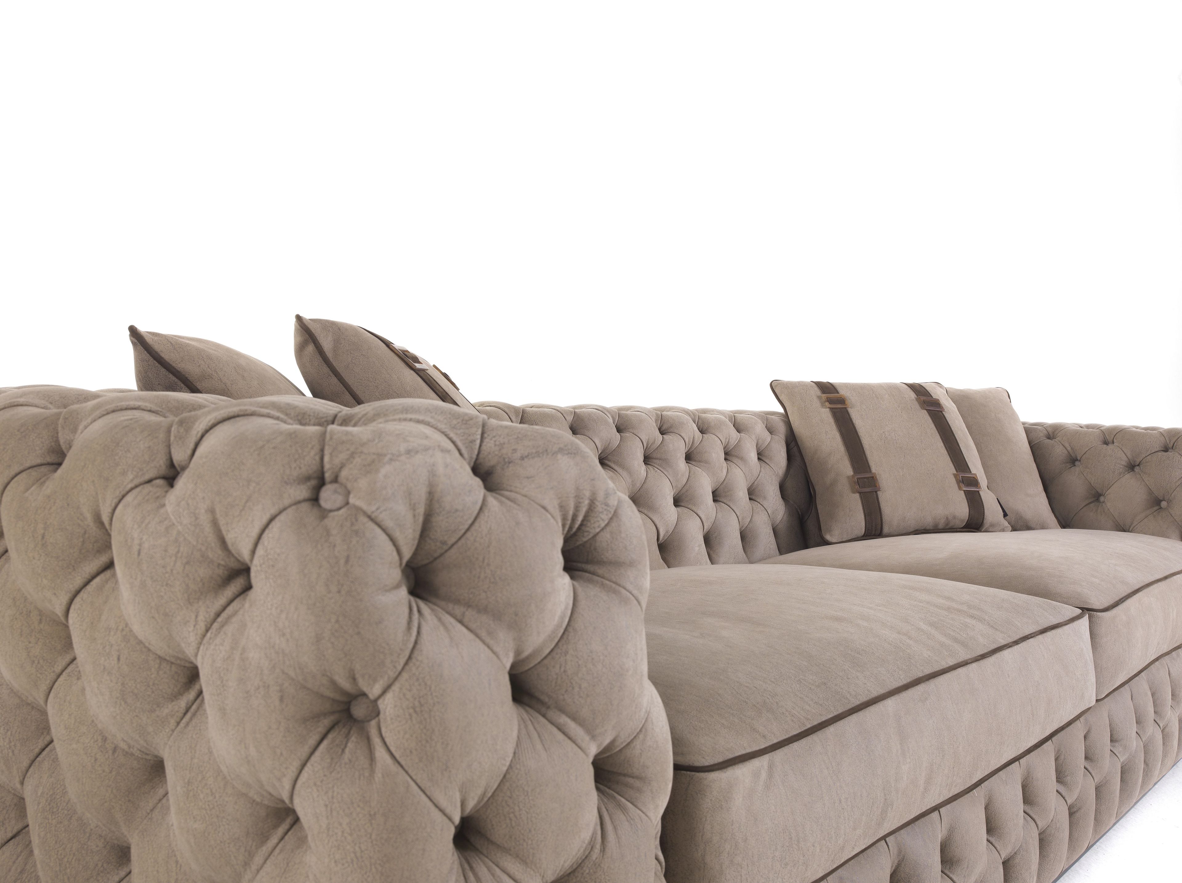 3-местный кожаный капитонный диван Gianfranco Ferré Home King'S Cross ARCH-00004377 - Вид №3