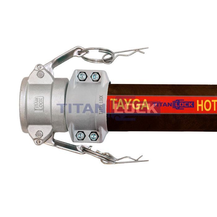 4in, Рукав для битума «TAYGA», внутр. диам. 100мм, 10bar, TL100TG TITAN LOCK  - Вид №1