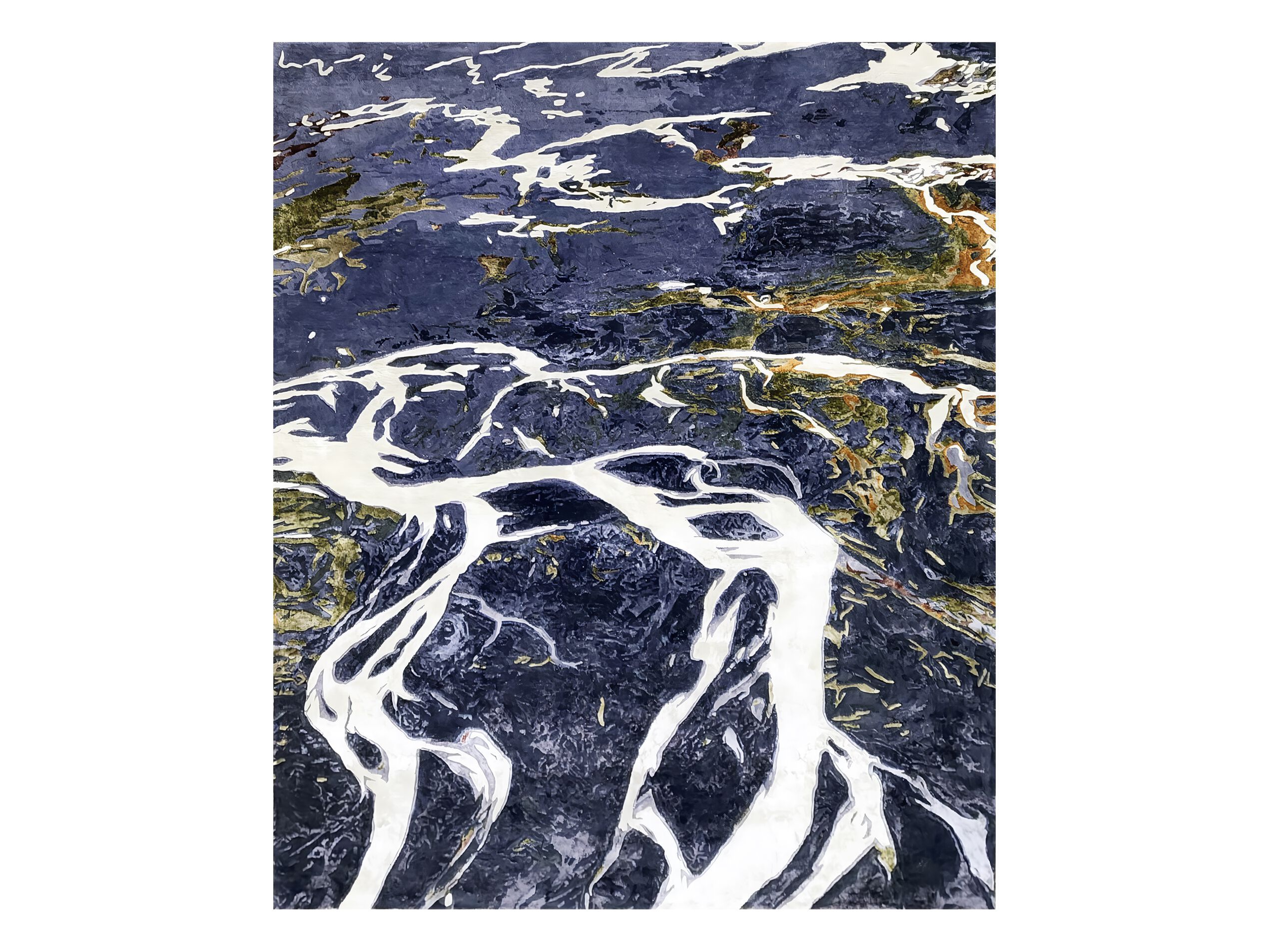 Прямоугольный ковер ручной работы Tapis Rouge Planet Earth ARCH-00105425