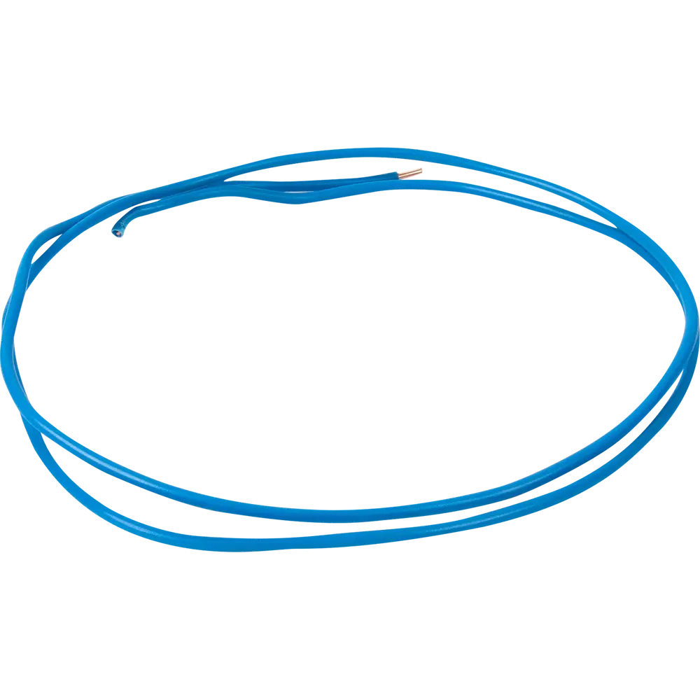 Провод Electraline ПУВ 1x2.5 на отрез ГОСТ цвет синий STLM-2131023 - Вид №1