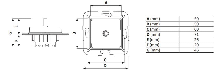 Поворотный переключатель / переключатель GI Gambarelli Arreda Quadra ARCH-00068428 - Вид №8