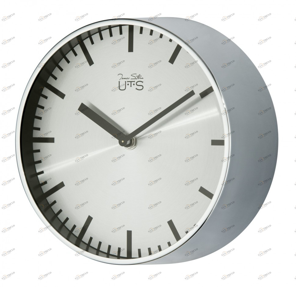 Часы настенные серебристые Tomas Stern 4017S TOMAS STERN ДИЗАЙНЕРСКИЕ 00-3872689 Серебро 