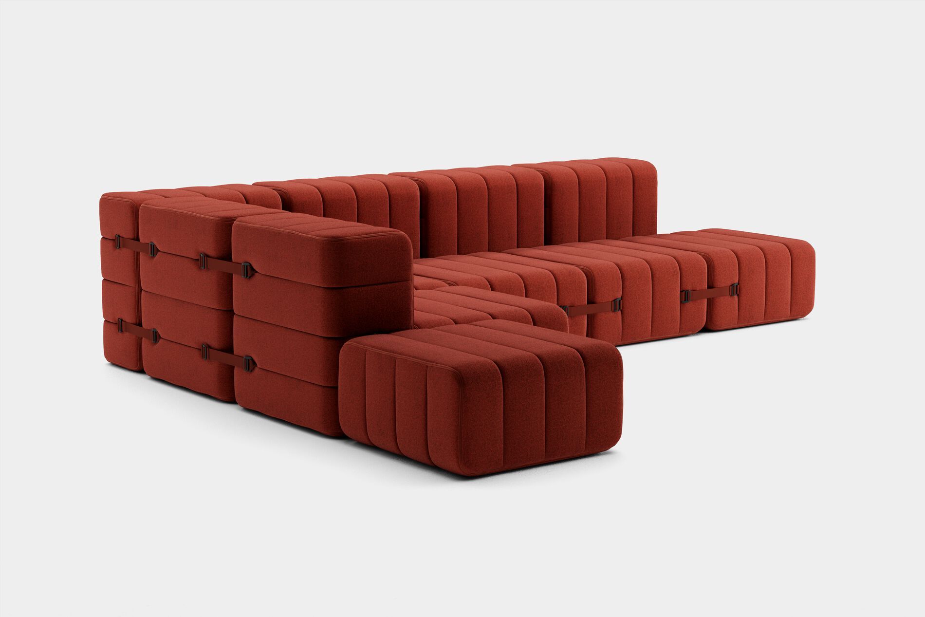 Модульный угловой диван из ткани AMBIVALENZ Curt ARCH-00083106 - Вид №56