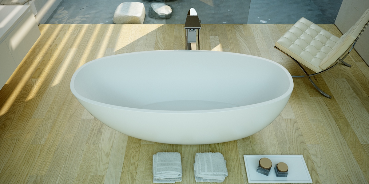 Dimasi Ванна овальная отдельностоящая Ruby Tub белая RBT0303 - Вид №1