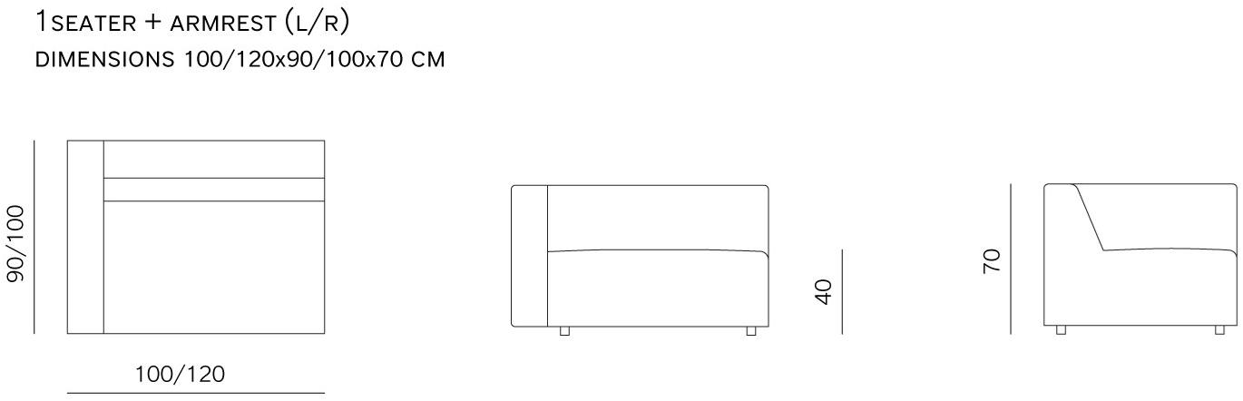 prostoria Модульный диван Match sun-id-1486919 - Вид №12