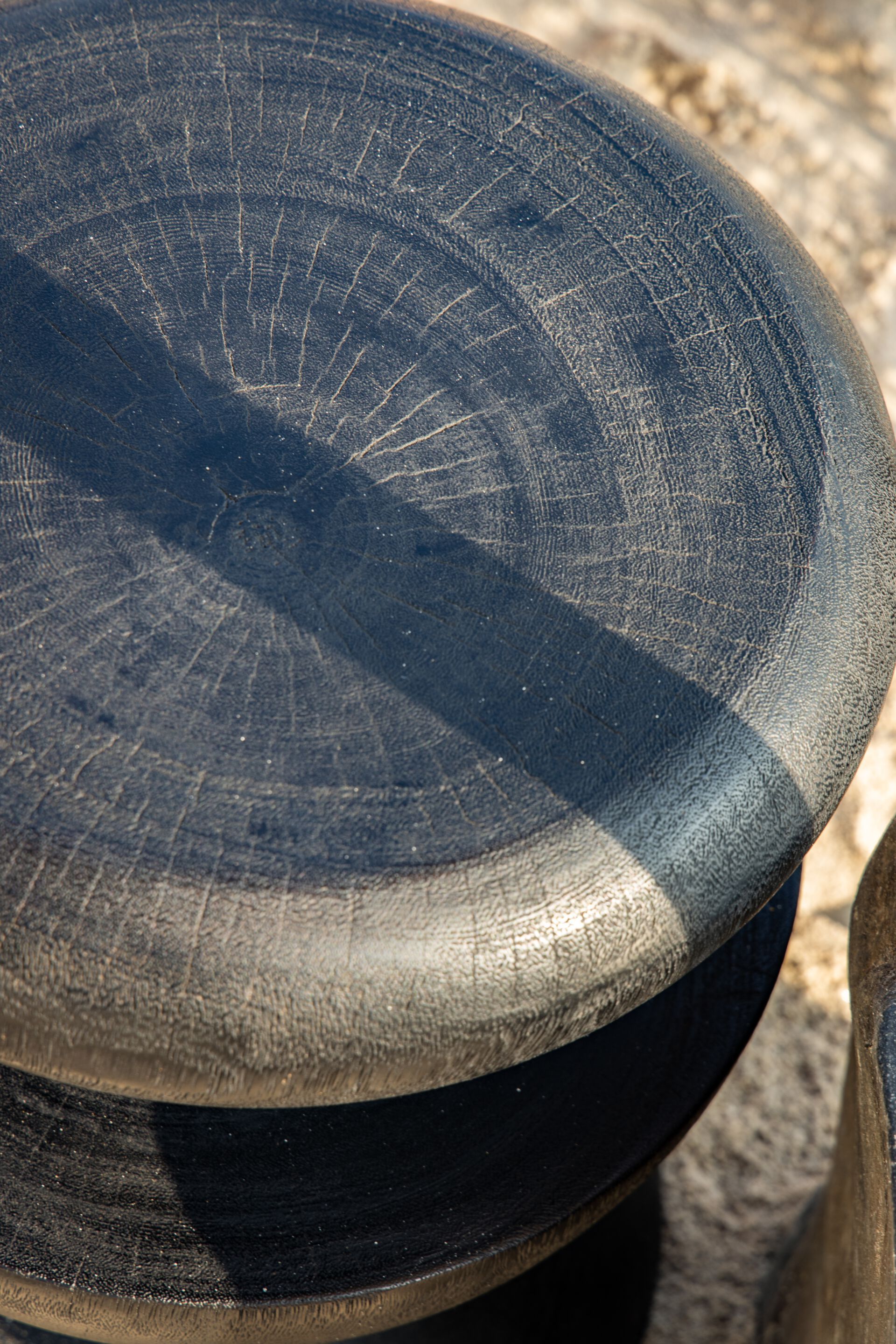 Низкий стул / круглый стол из тикового дерева cbdesign деревенский стул ARCH-00009277 - Вид №6