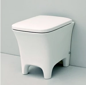 CWV002 Приставной унитаз напольный Белый ArtCeram COW Италия