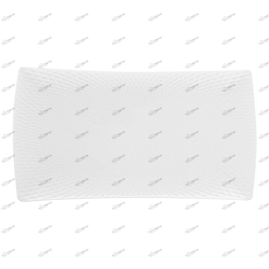 Блюдо фарфоровое прямоугольное 31х17 см белое "Даймонд" MAXWELL & WILLIAMS ДАЙМОНД 00-3946368 Белый 