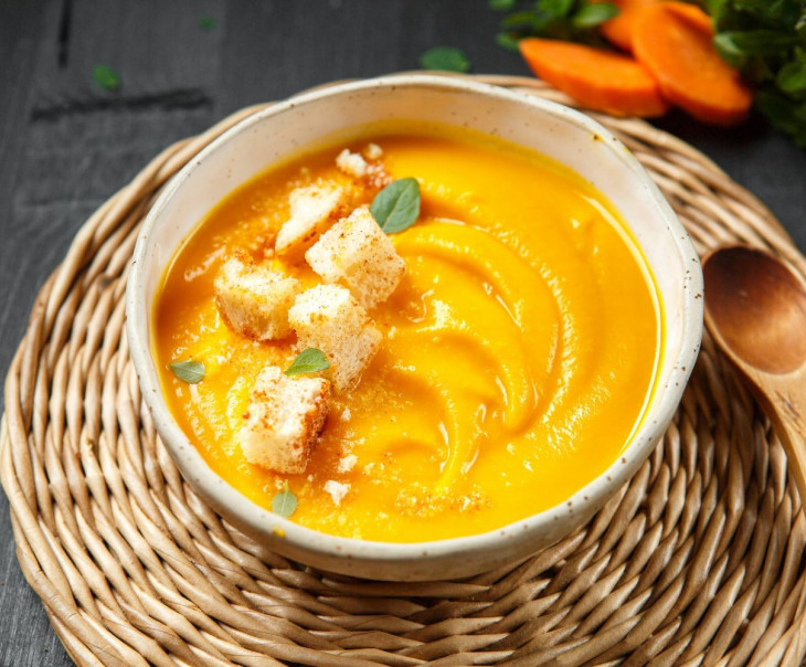 9700 Морковный суп пюре с кокосовым молоком Вкусляндия  - Вид №1