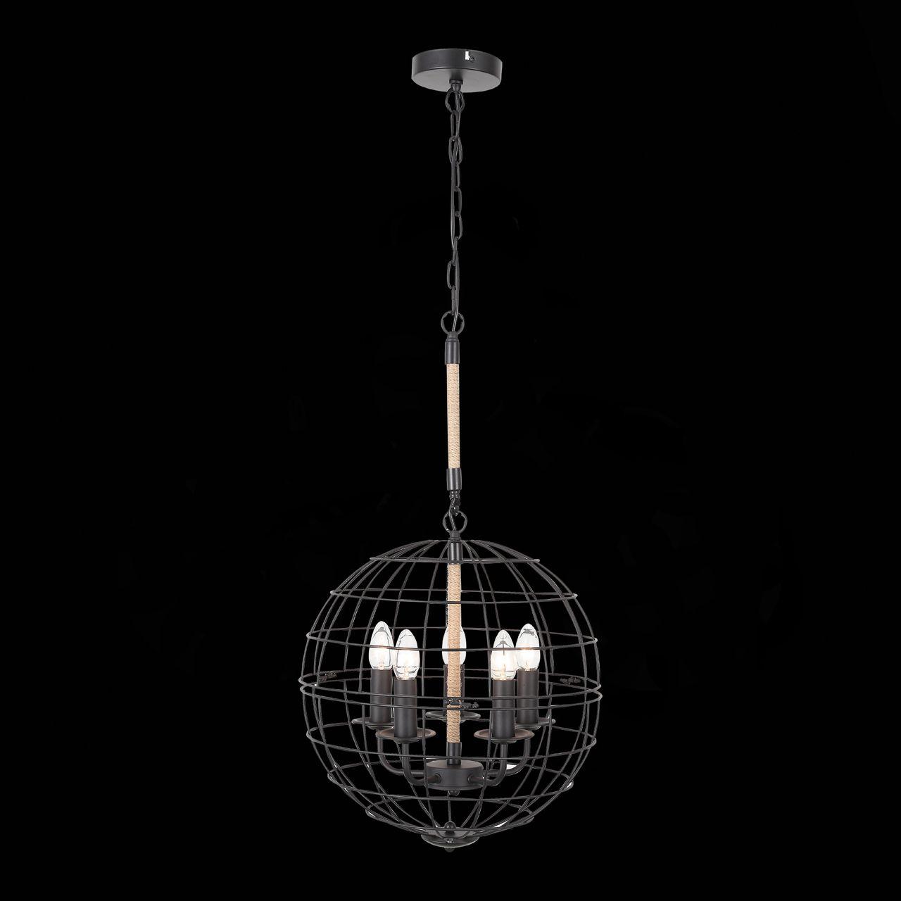 Подвесная люстра ST Luce Taticо SL191.403.05 ST LUCE TATICО, ШАР 118221 Черный  - Вид №2