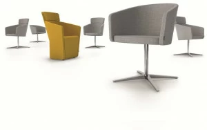 BENE Кресло поворотное на 4-х спицах с подлокотниками