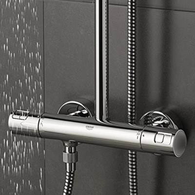 Душевая система GROHE Vitalio Start 160 с термостатическим смесителем, хром (27960000) - Вид №3