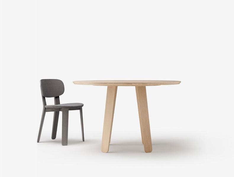 ALKI Круглый дубовый стол Triku sun-id-1381854 - Вид №1