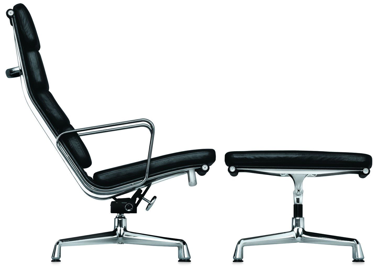 Кожаное кресло с откидывающейся спинкой VITRA Eames Soft Pad Group ARCH-00125088 - Вид №8