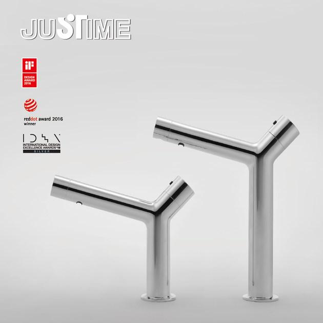 JUSTIME Смеситель для умывальника, однорычажный, из хромированной латуни, с регулируемым изливом Yes 7875-90-80cp - Вид №4