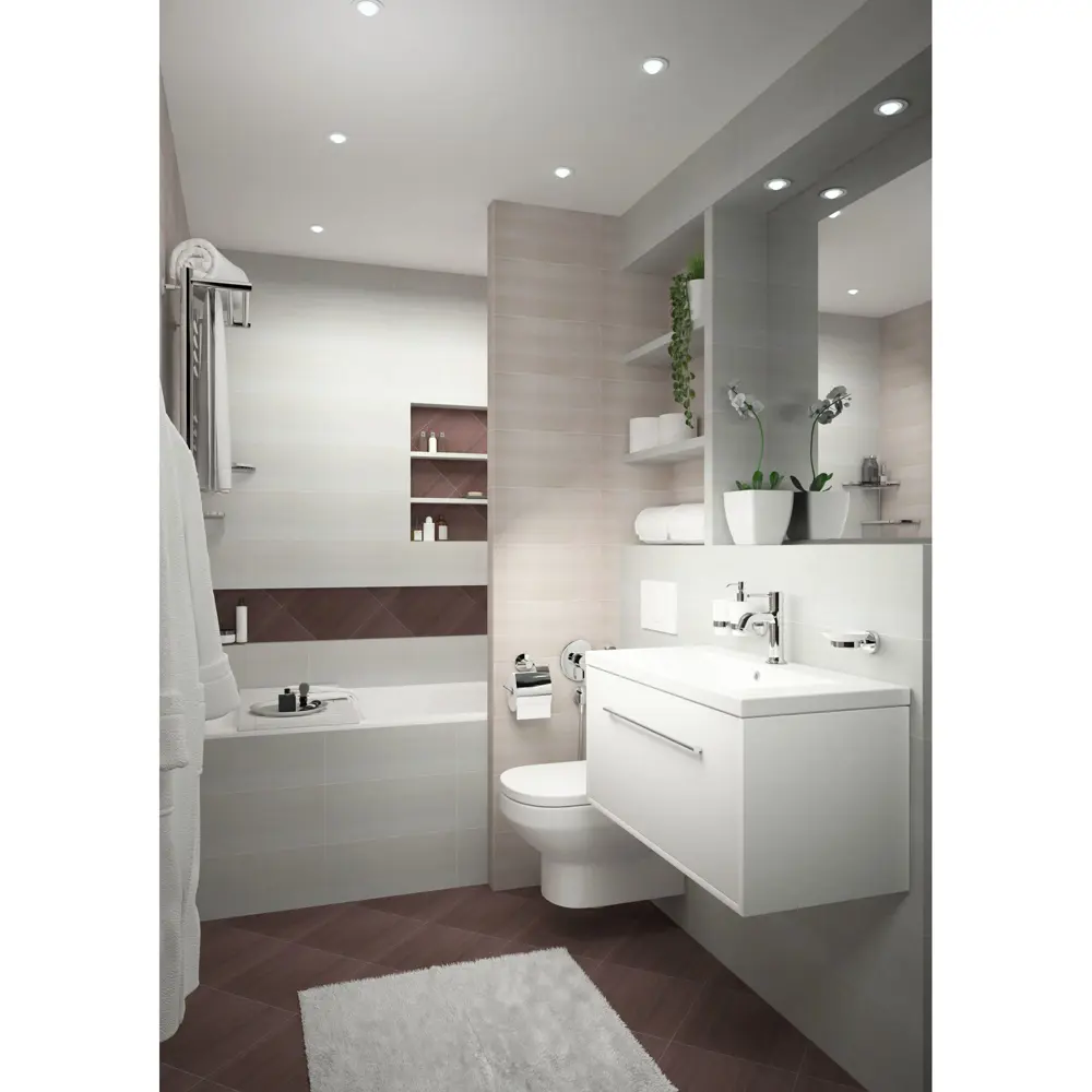 Плитка настенная Classics 20х40 см 1.2 м2 цвет коричневый Santreyd STLM-2106542 - Вид №4