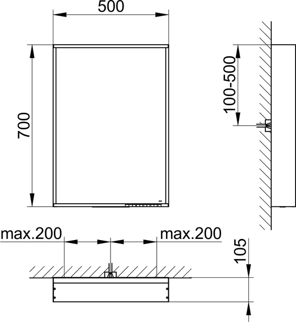 33097ZZ1500 Зеркало с подсветкой KEUCO Plan - Вид №8