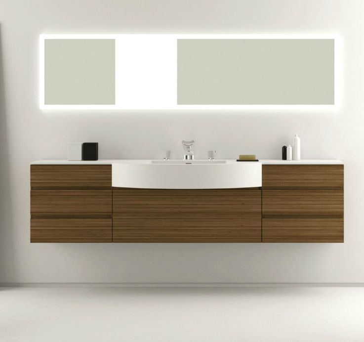 47143 Полувстраиваемая раковина консольная 50 см белая MOMA Design Woodtower  - Вид №1