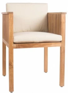 Il Giardino di Legno Садовый стул из тика с подлокотниками Code Code0362