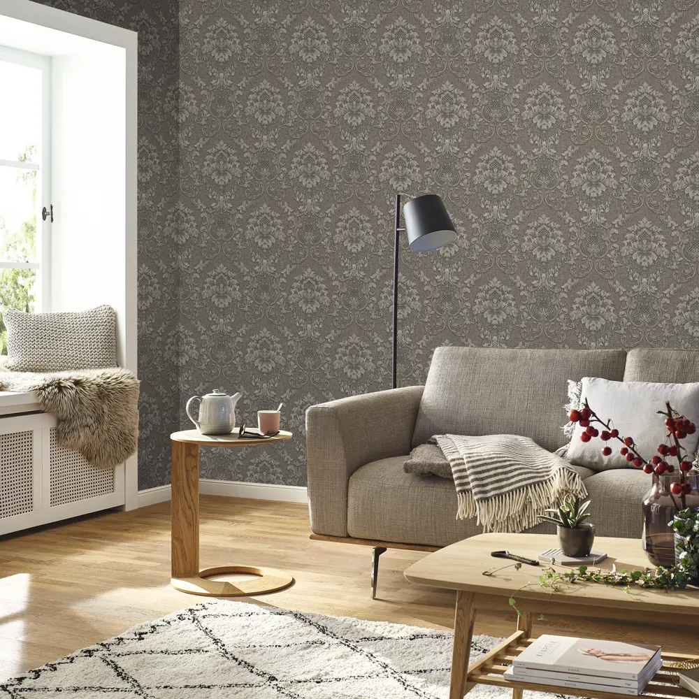 Обои флизелиновые Erismann Bolero 1.06 м ЭР60157-06  коричневые STLM-2106223 - Вид №2