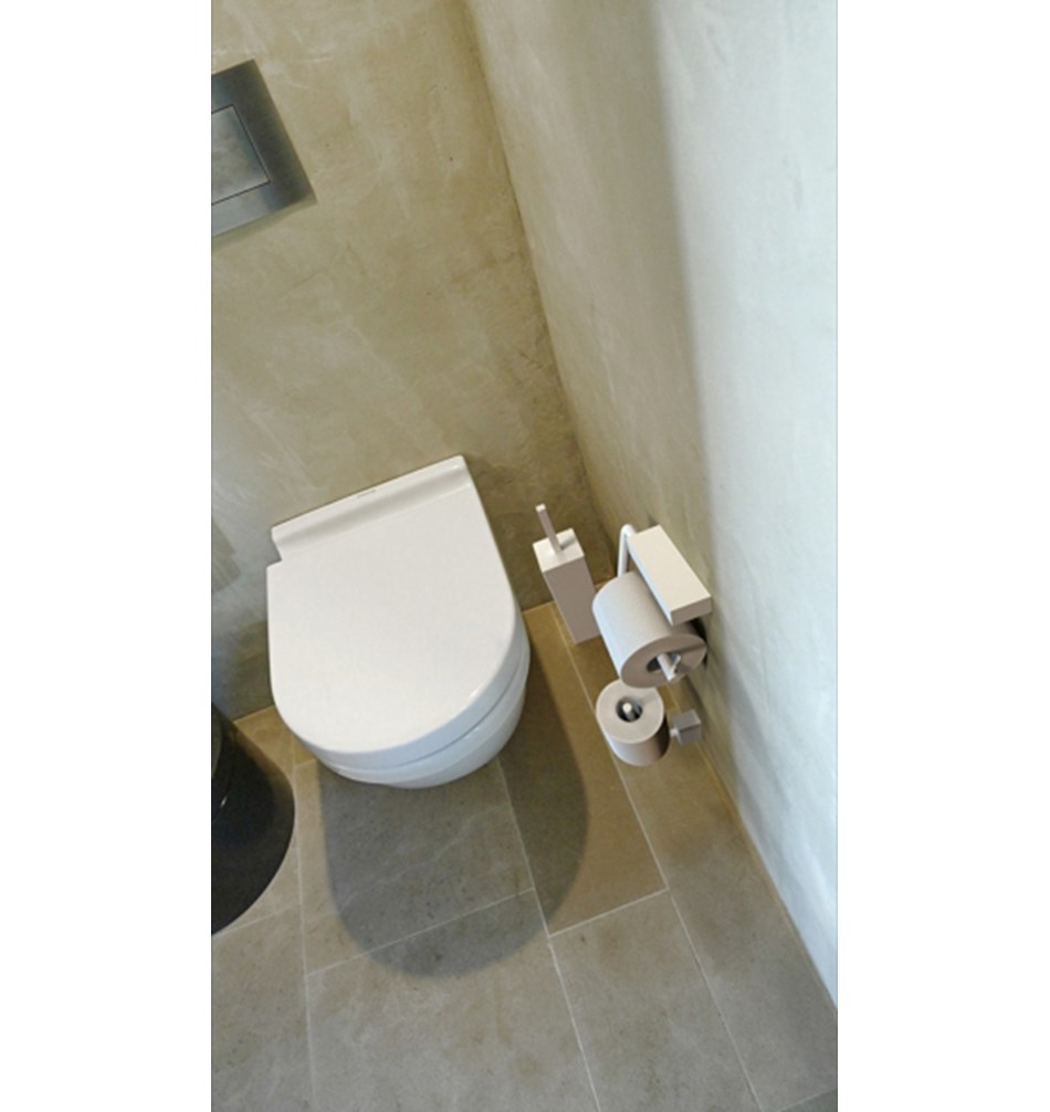 FROST Ершик для унитаза 6, напольный » белый Нержавеющая сталь Белый Q302538776  - Вид №3