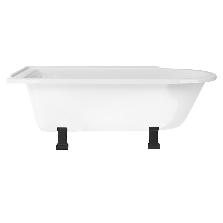 Burlington Душевая ванна Hampton 170 см со стандартными ножками для левой руки Левая рука с точкой в ​​белом цвете E13 E9 WHI  - Вид №8