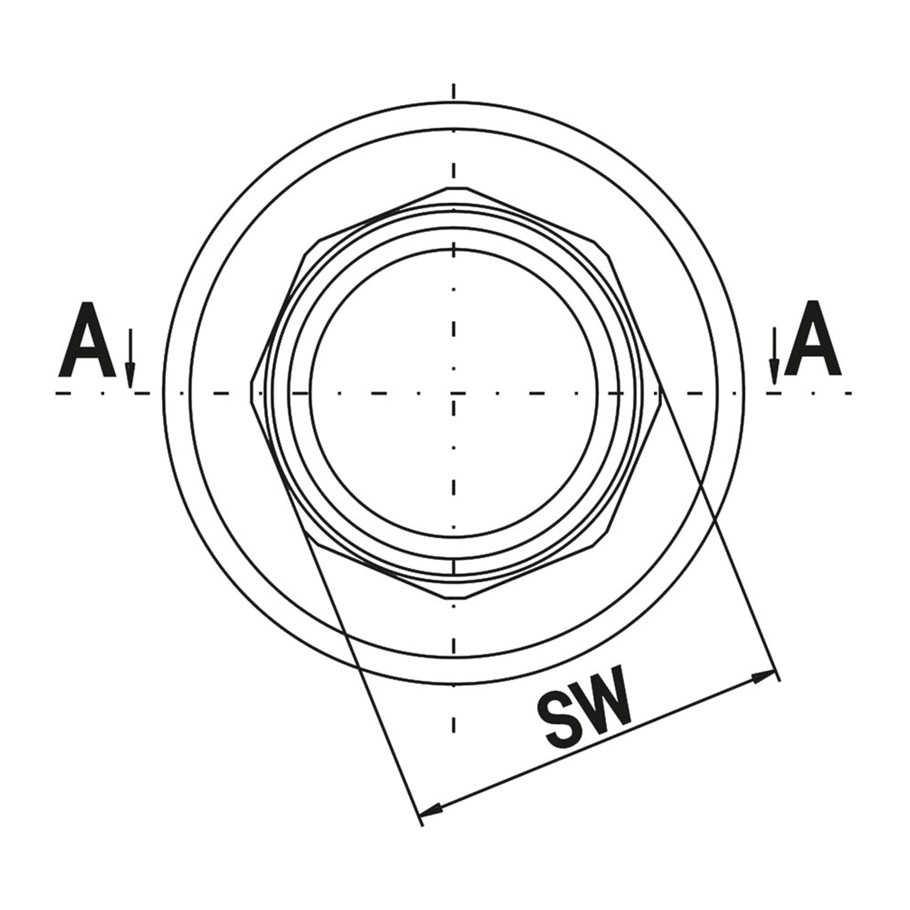 VF.033.00040.114 Valfex Адаптер для муфты с комб. резьбой (американка), наружная резьба  - Вид №1