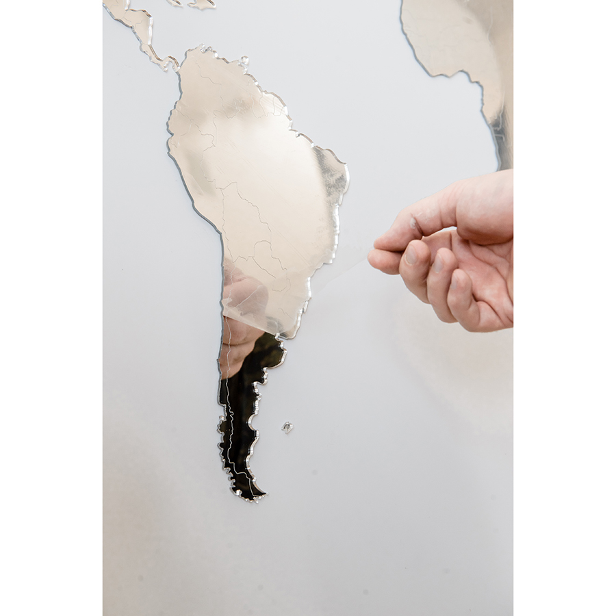 19-19 Карта-пазл зеркальная wall decoration exclusive 90х54 см Mimi  - Вид №4