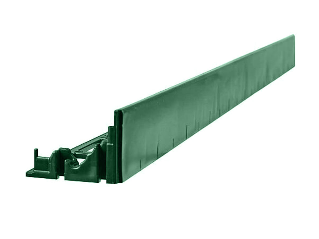 Пластиковый бордюр 45 мм, длина 1 м, зелёный ГеоПластБорд GPBST-33 - Вид №7
