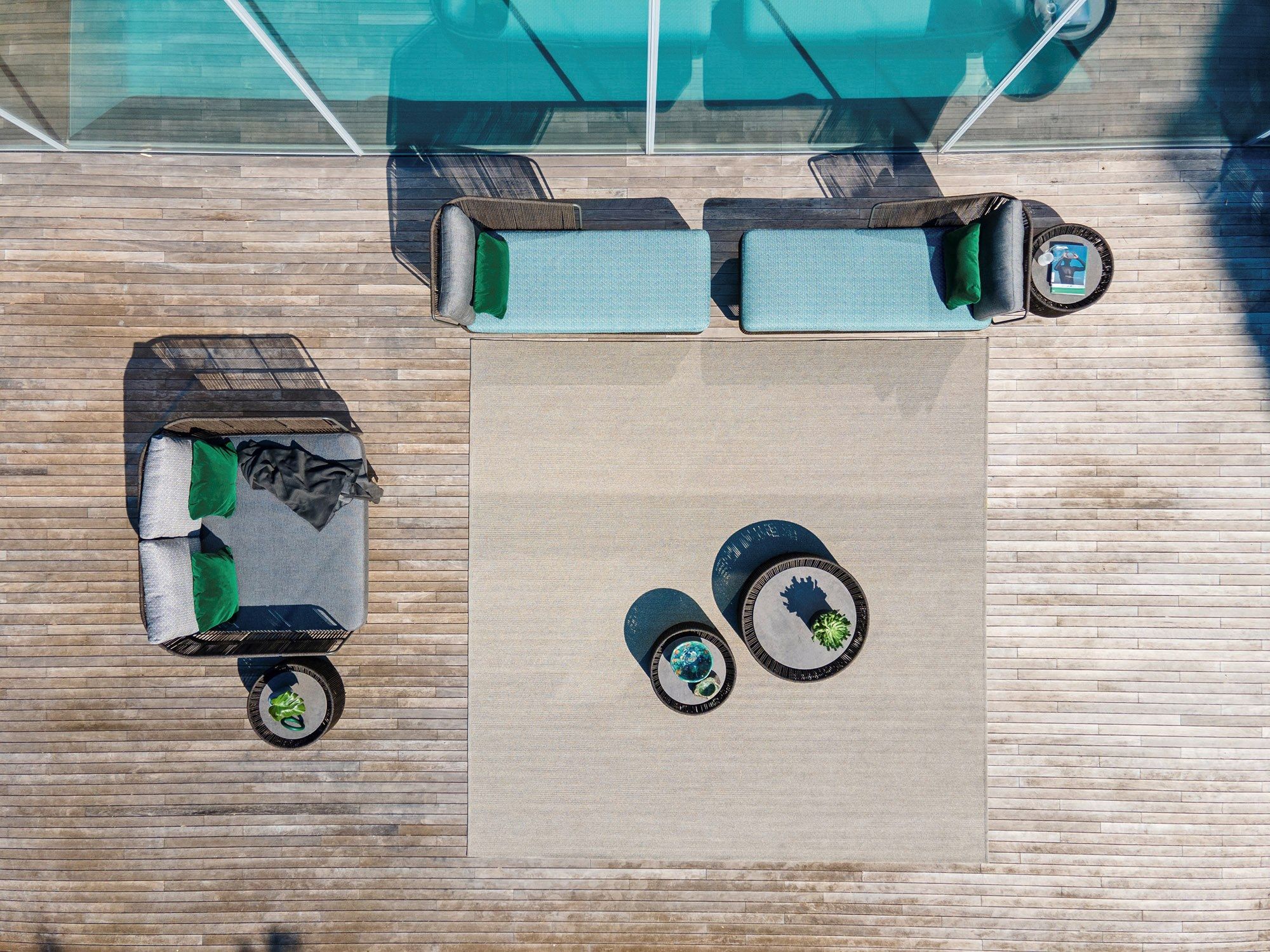 С порошковым покрытием алюминиевый сад Dormeuse Varaschin Tibidabo ARCH-00045428 - Вид №8