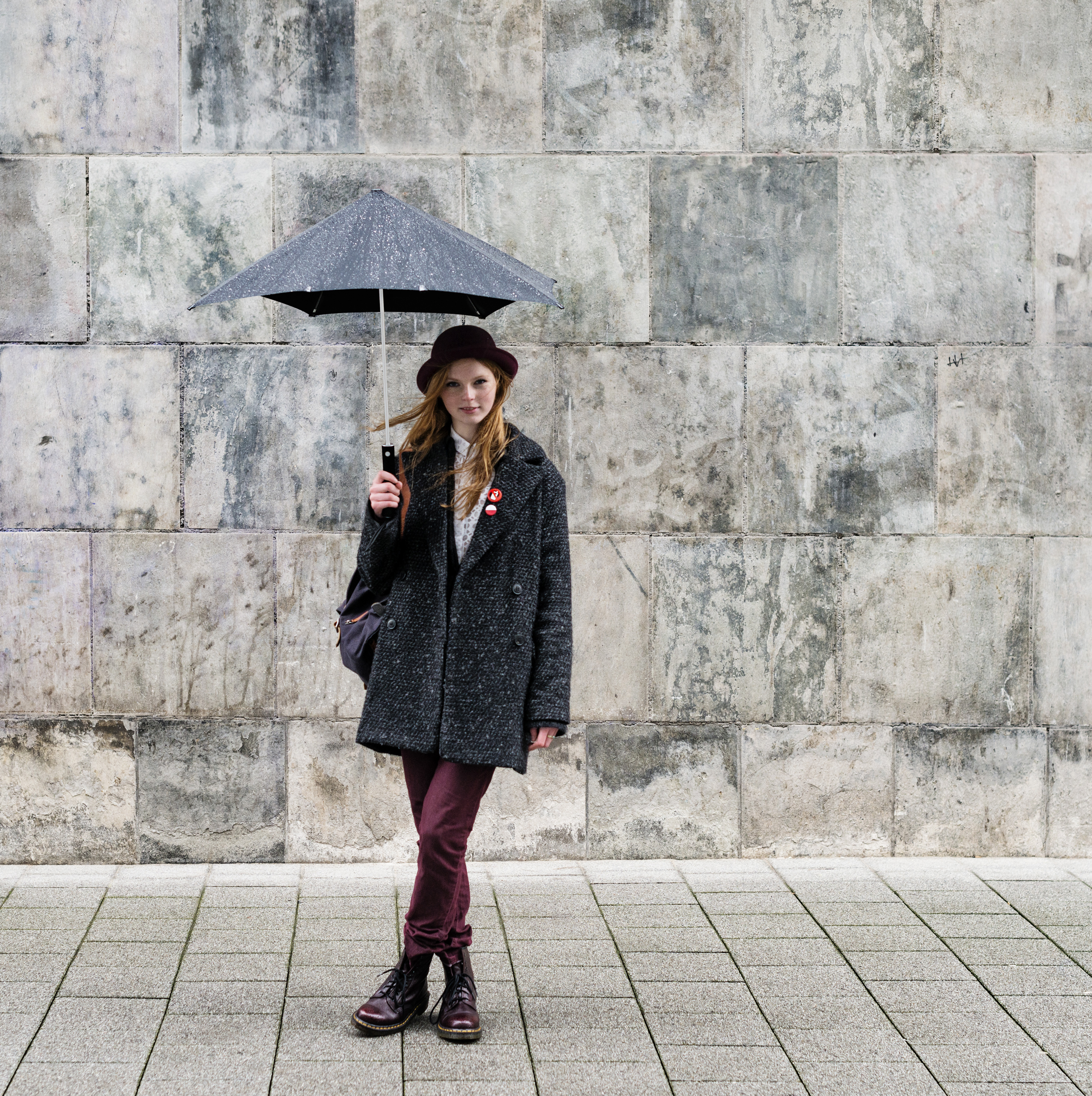 2011046 Зонт-трость ° original pure black SENZ  - Вид №2