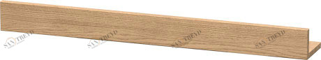 DS791105252 Полка DuraStyle #DS7911 600 - 1800 x 130 мм Европейский дуб, декор Duravit