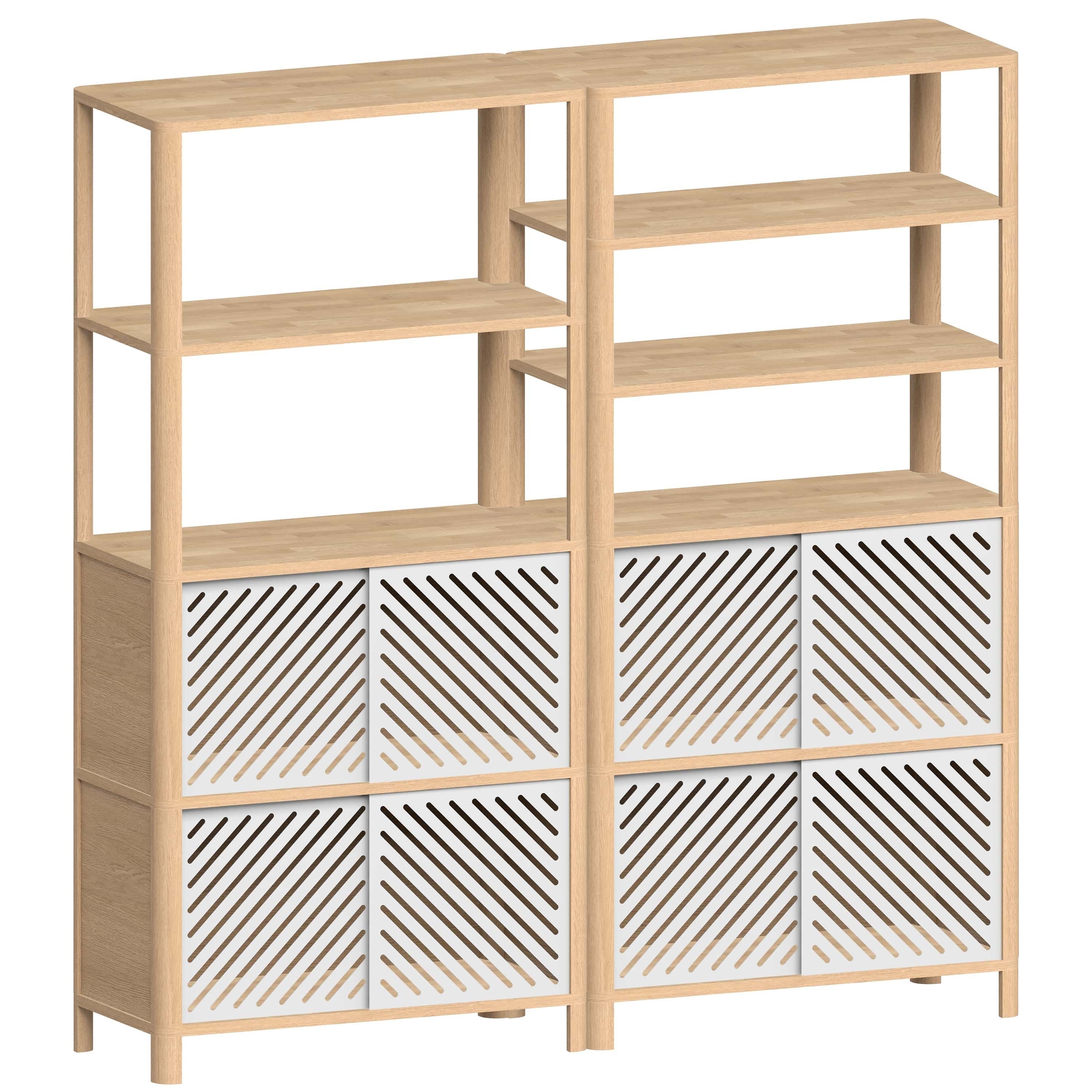 Модульный книжный шкаф из массива дерева Woodendot Cloe ARCH-00016781 - Вид №10