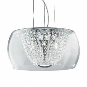 Подвесной светильник Ideal Lux Audi-61 SP6 IDEAL LUX ДИЗАЙНЕРСКИЕ, AUDI 102205 Хром
