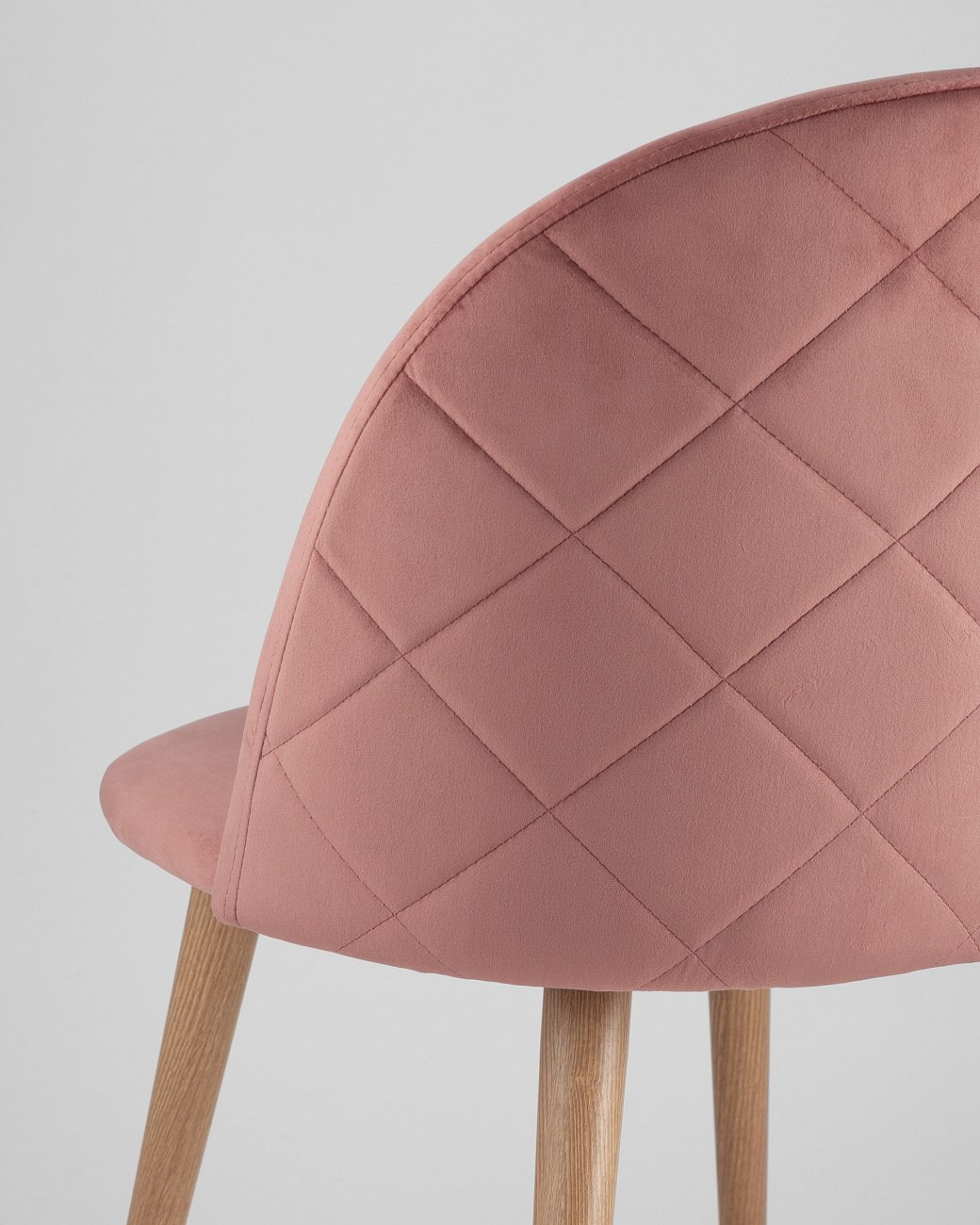 Стул со спинкой с ромбами розовый "Лион" STOOL GROUP ДИЗАЙНЕРСКИЕ, ИНТЕРЬЕРНЫЕ 00-3946205 Розовый  - Вид №6