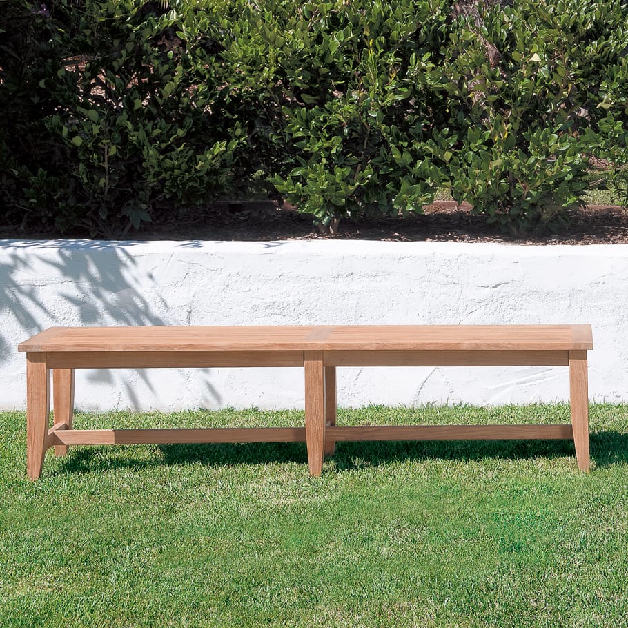 Скамейка из тикового дерева JANUS et Cie Relais ARCH-00008218 - Вид №2