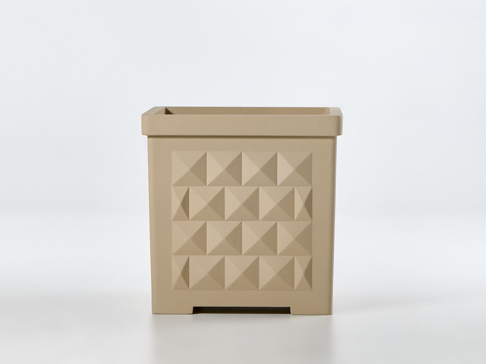 Перерабатываемый двухкомпонентный квадратный садовый горшок из смолы Ellemura бриллиант ARCH-00096716 - Вид №1