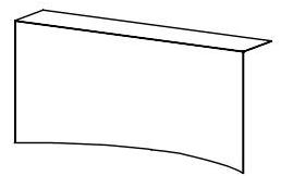 Desalto Прямоугольная настенная стальная консоль Void 618 - Вид №7