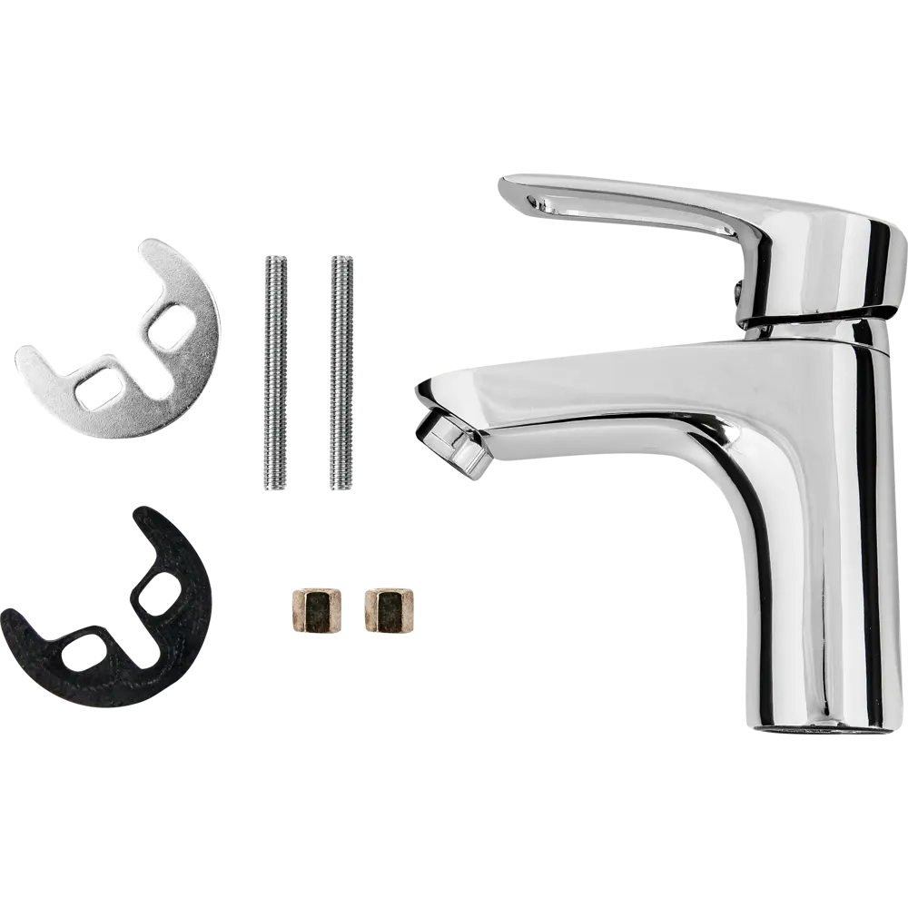 Смеситель для раковины Brissen Sagitta однорычажный цвет хром Saggita STLM-2126330 - Вид №1