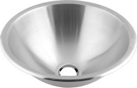 SN0027CS Встраиваемая раковина из нержавеющей стали Ø305 мм без перелива mediclinics 