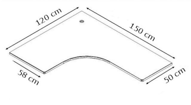 Arrediorg.it® Угловой деревянный стол с ящиками Princess 813 desk - Вид №4