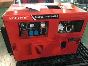 Генератор дизельный Амперос LDG12000E-3 в кожухе