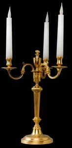 Tisserant Настольная лампа из бронзы Cristallo di boemia