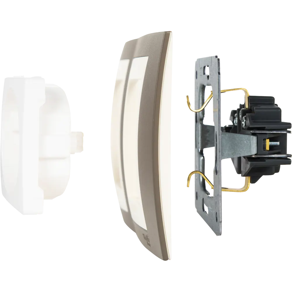 Рамка для розеток и выключателей Systeme Electric Unica 2 поста, цвет какао/бежевый STLM-2187706 - Вид №3