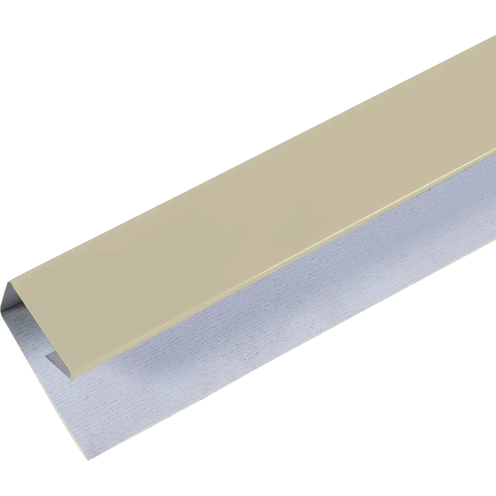 П-планка для металлочерепицы 2 м 0.4 мм RAL 1014 бежевый Santreyd STLM-2188543