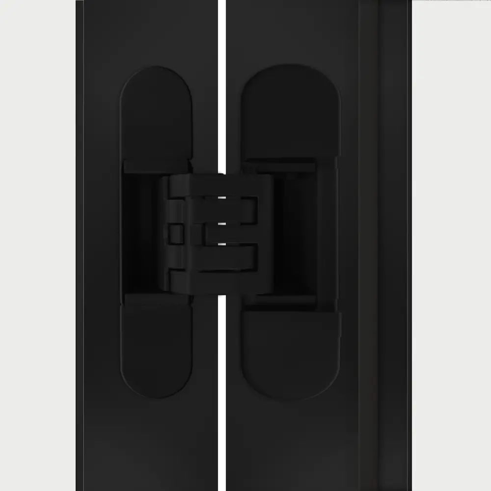 Дверь межкомнатная глухая Invisible 60x220 см цвет белый с замком черная кромка 89433699 STLM-2033139 VELLDORIS  - Вид №5